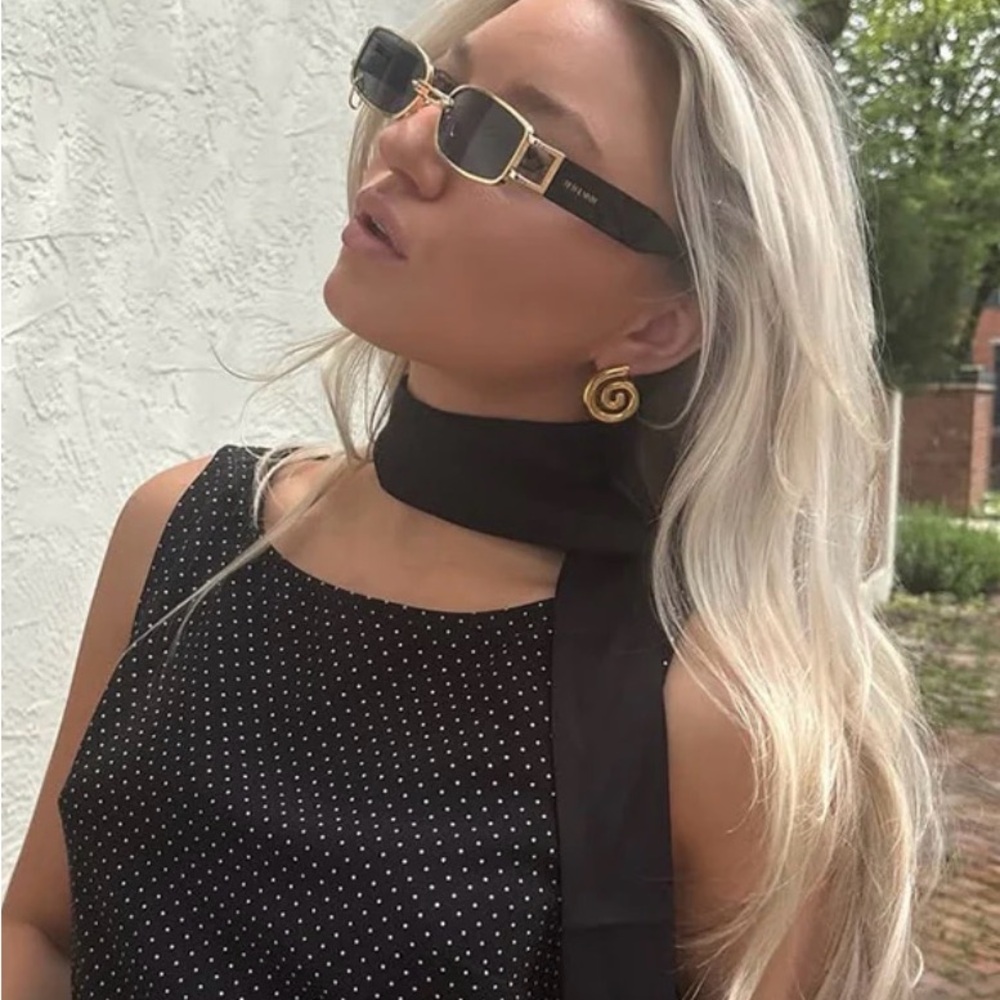 Fifth & ninth , Gold and Black Sunglasses